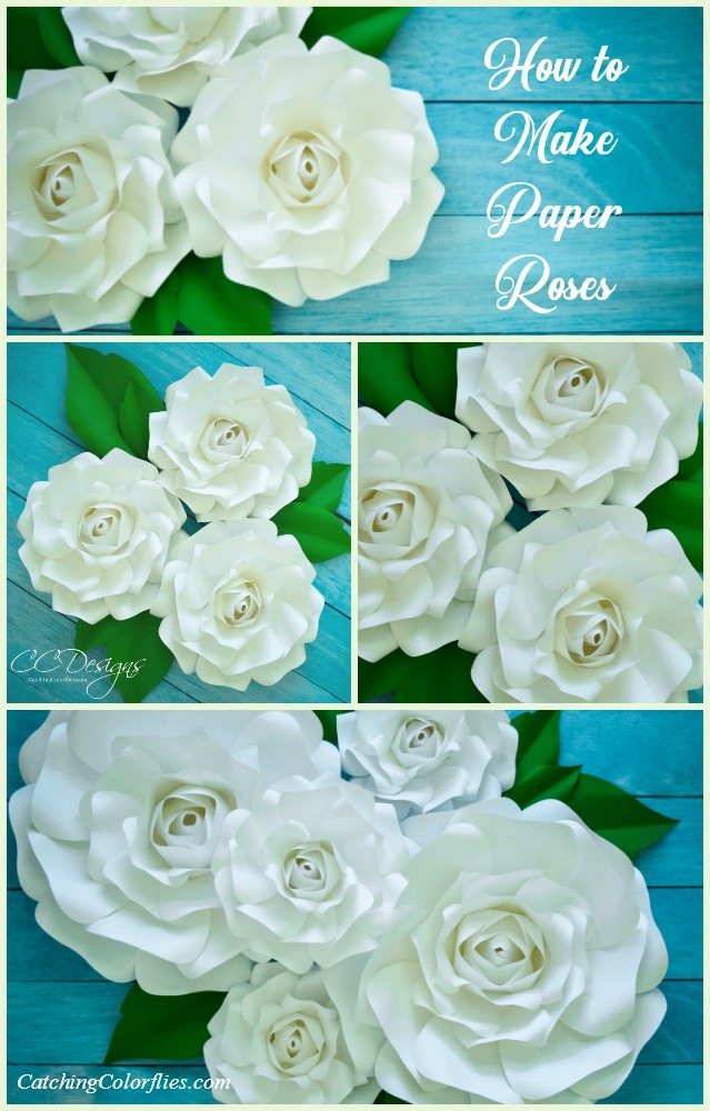 Download Giant Paper Flowers How To Make Paper Garden Roses With Step By Step Tutorial