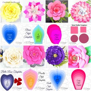 Free Giant Paper Flower Template. The Art of Giant Paper Flowers.