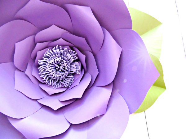 How to Make Giant Paper Flowers. Step by Step Tutorial