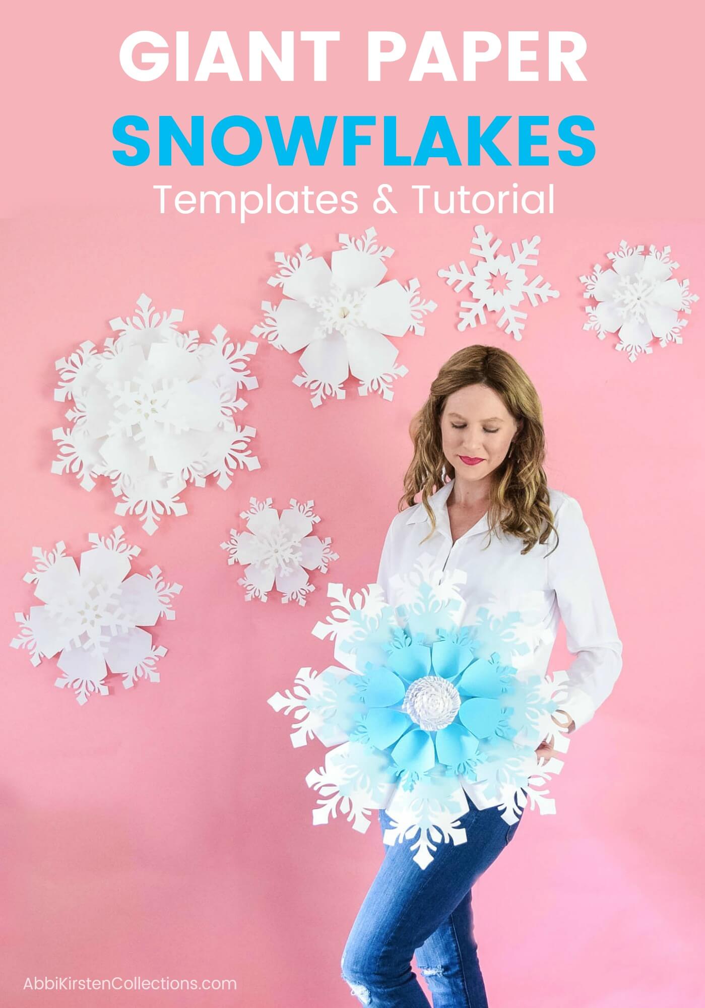 Giant Paper Snowflakes