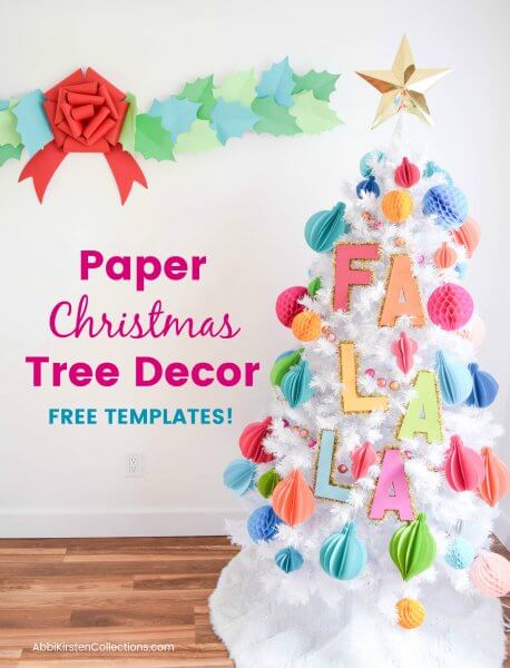5 Christmas gift topper step by step tutorial, Free template