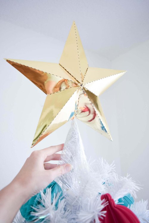 christmas tree star topper craft