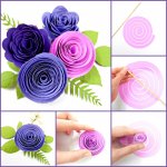 How to Make Paper Rosette Flowers | Abbi Kirsten Collections