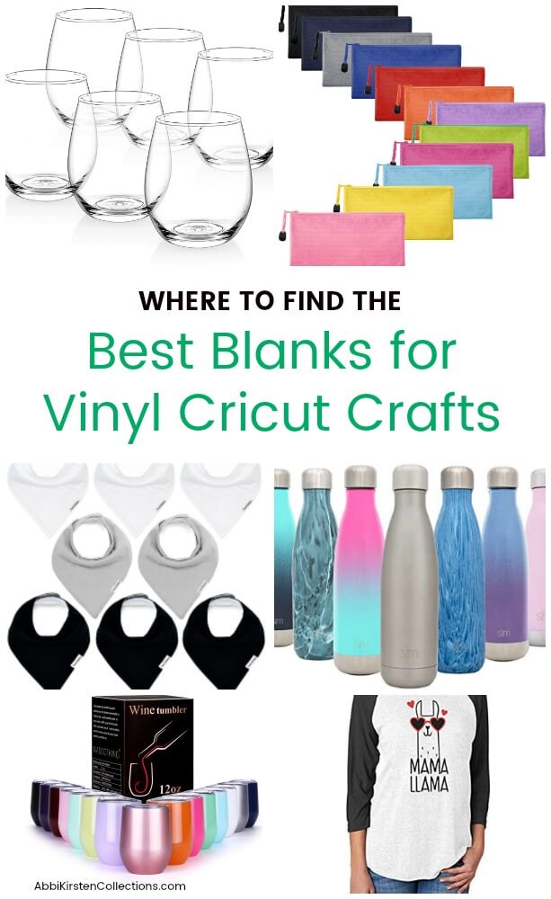 Where to Buy Blanks for Vinyl Crafting 