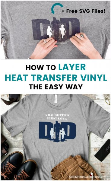 How to Put Heat Transfer Vinyl (HTV) on T-Shirt, DIY, Make Your Own  T-Shirt