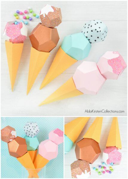 3D Printable Icecream Cone Box! by Clockspring