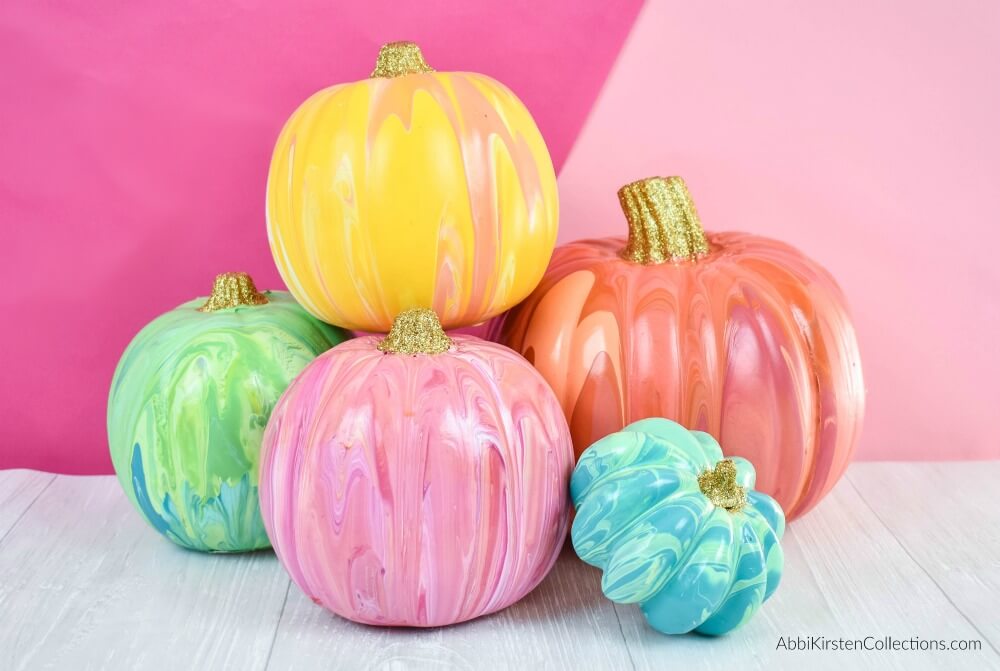 Marble Painted Pumpkins | Abbi Kirsten Collections