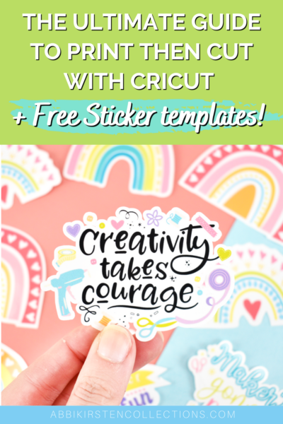 How to make Print and Cut Stickers: + 11 FREE Sticker Templates & Sticker  Sheets - Creates with Love