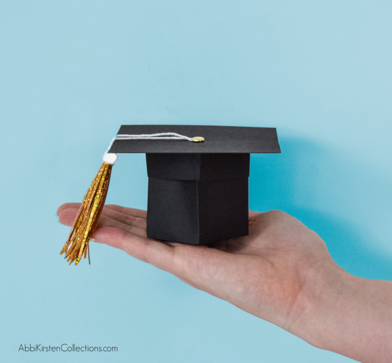 How to Make a Graduation Cap Gift Box with Free Templates