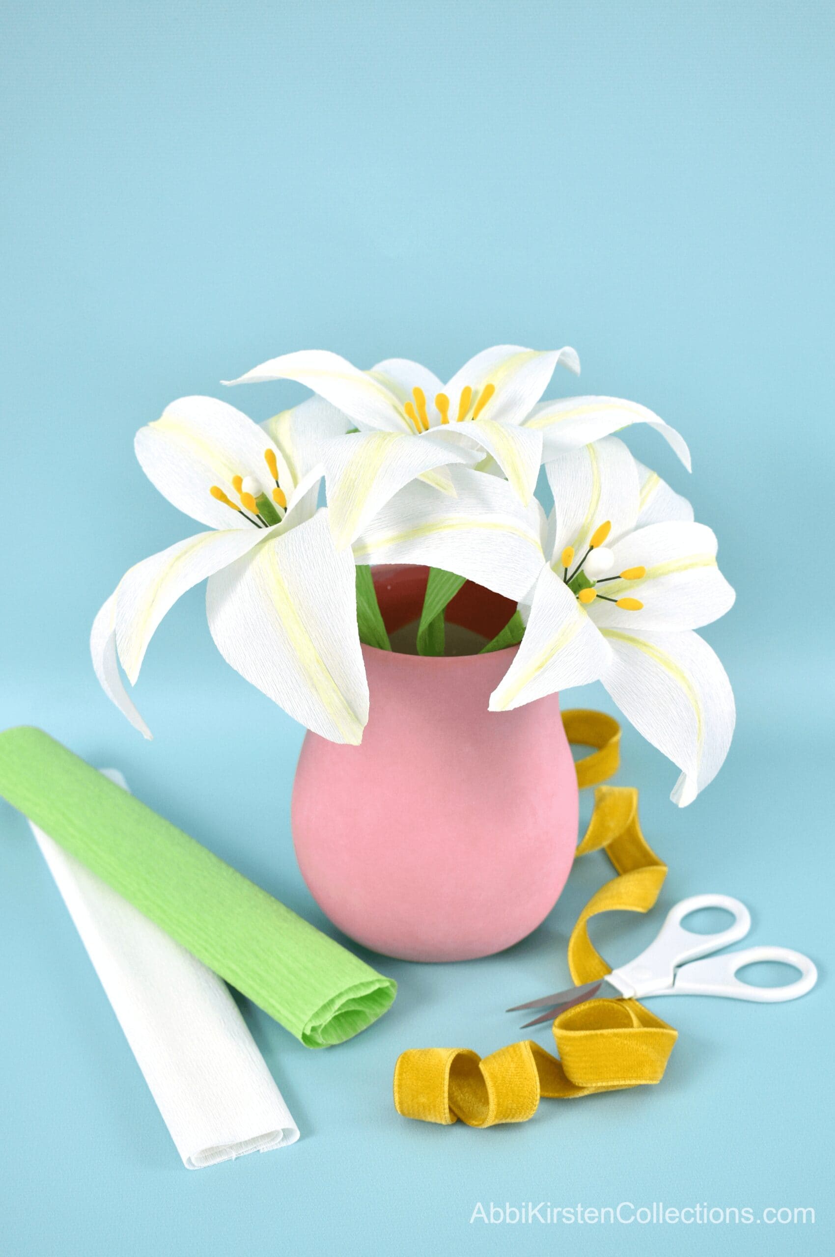 Crepe Paper Flowers DIY - Little Crafties