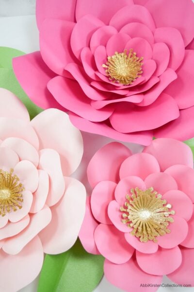 Decorate with giant paper flowers