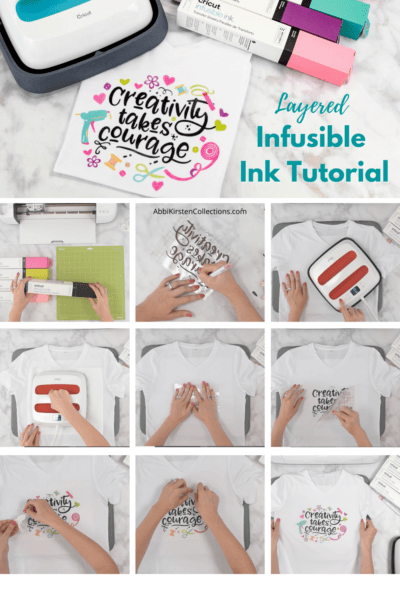 How to Use Cricut Infusible Ink and Layered Design Projects - 100 Directions