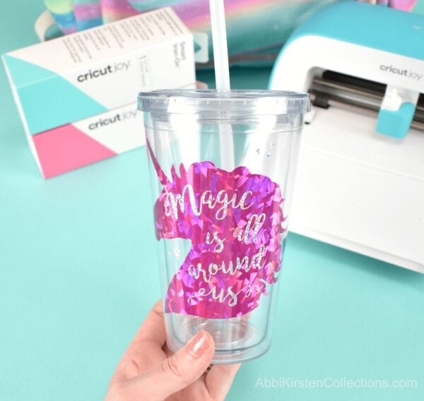 Cricut Disney Character Cups : Cricut Joy Tumblers & How To Layer Vinyl  Perfectly Every Time! 