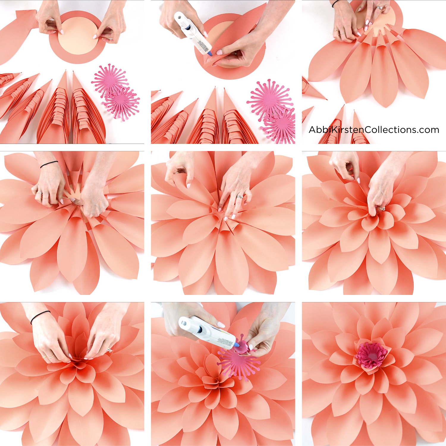 How to Make Paper Dahlia Flowers