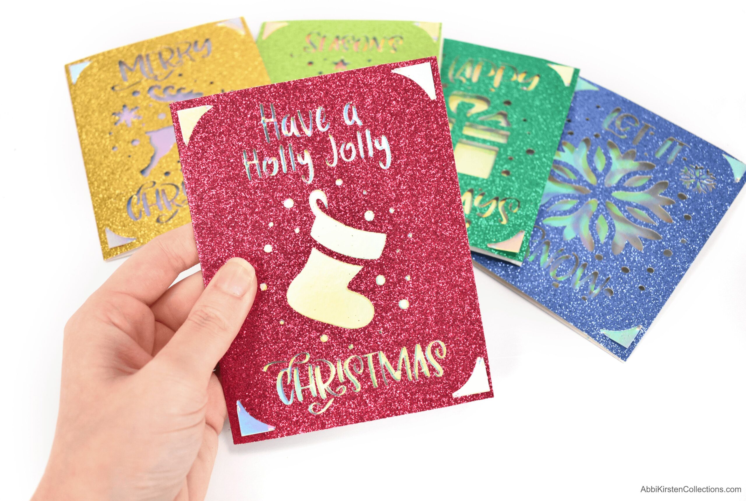 DIY Christmas Cards with the Cricut Joy - Hobbies on a Budget