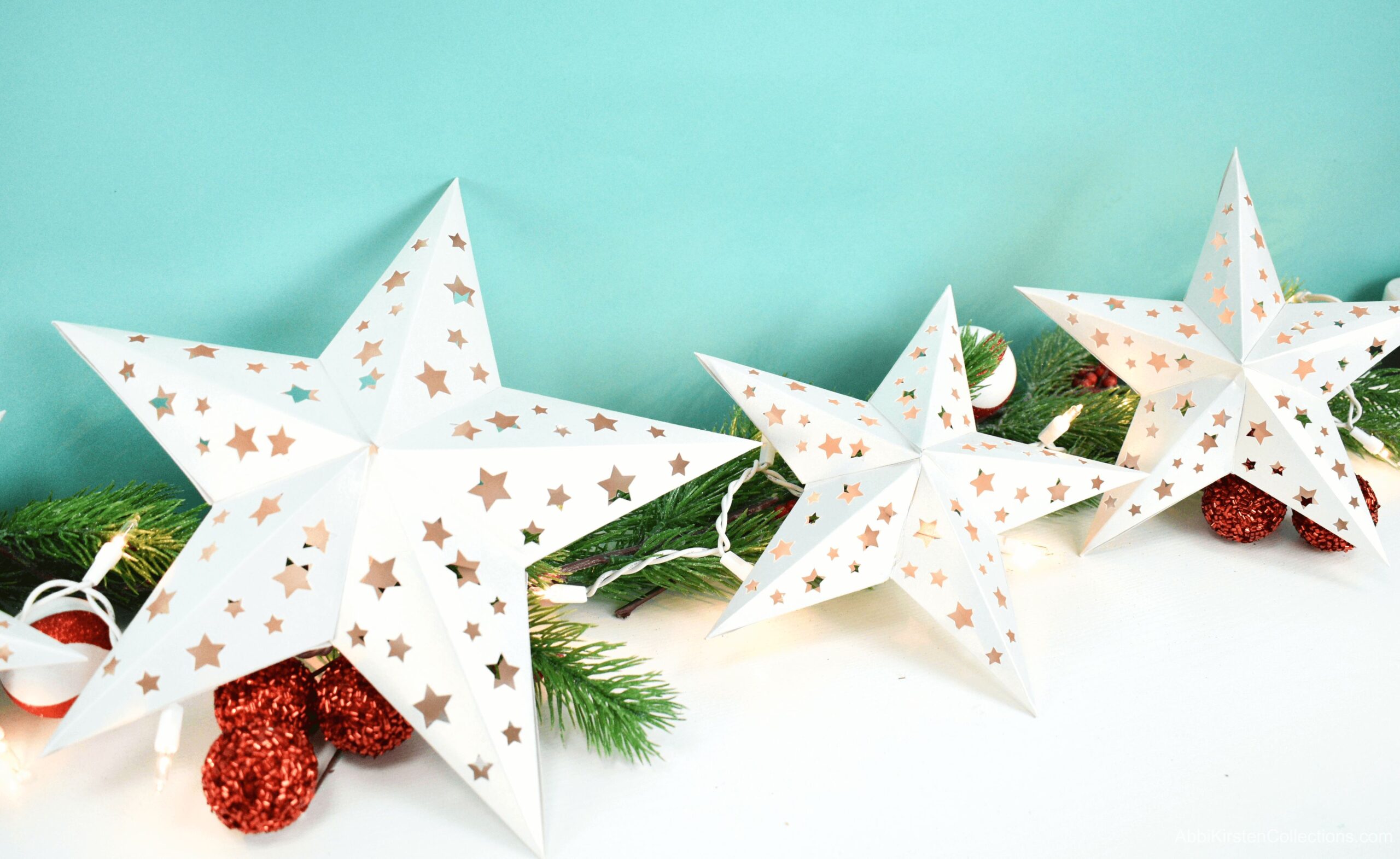 DIY Origami Star garland - Christmas Craft week - Girl about townhouse