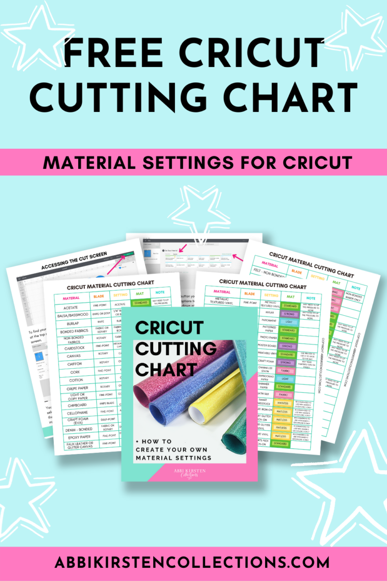 Best Materials for Cricut Machines | Abbi Kirsten Collections