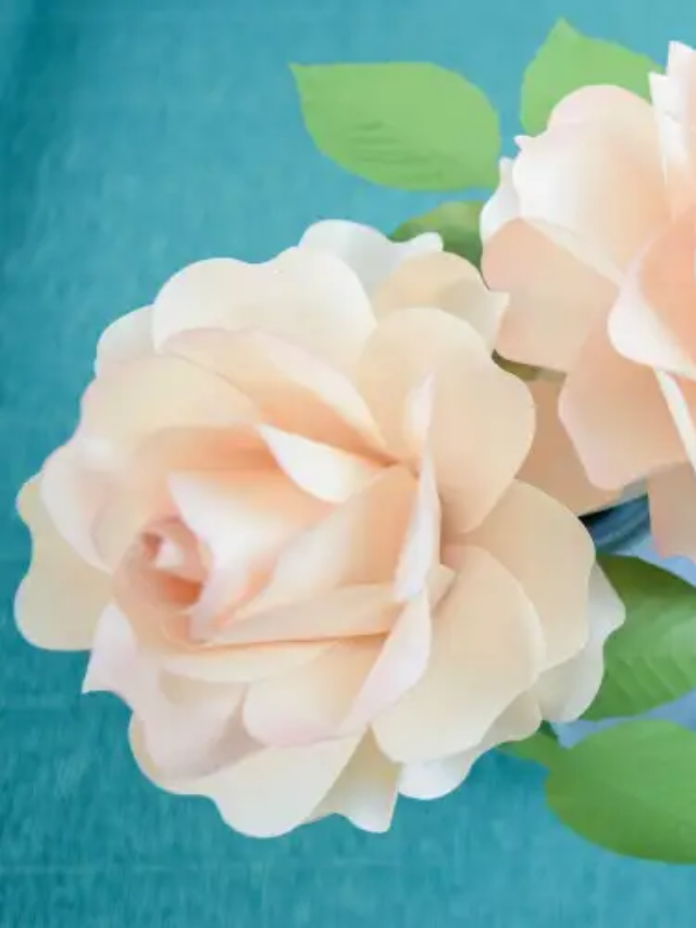 Paper Flower Tutorial: Storybook Paper Roses – Smile Mercantile Craft Co.