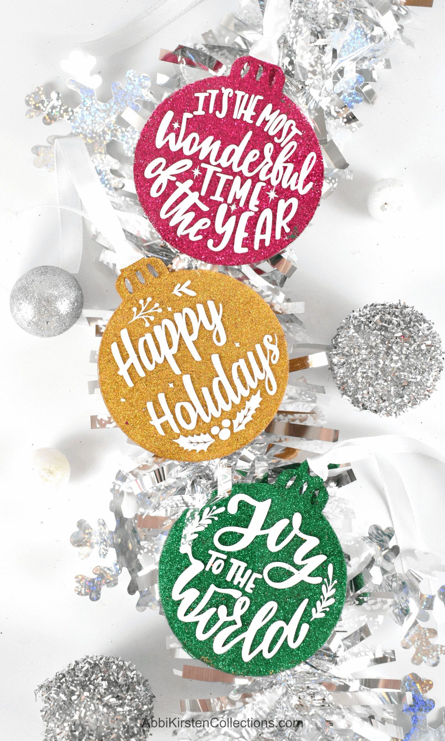 How to Make Engraved Personalized Christmas Ornaments Story - Abbi Kirsten  Collections