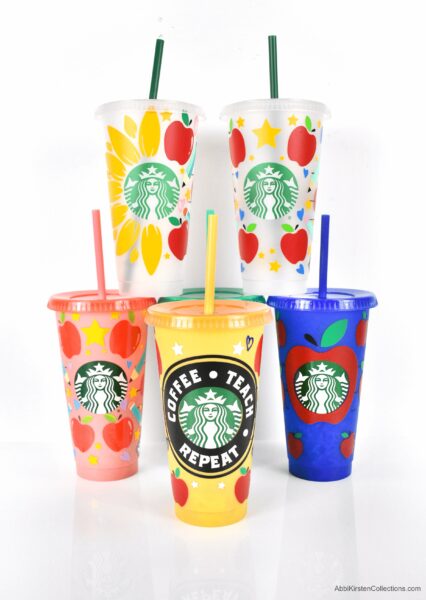 Hand Painted Floral Custom Starbucks Cold Cup Tumbler Any Flower/name You  Want!