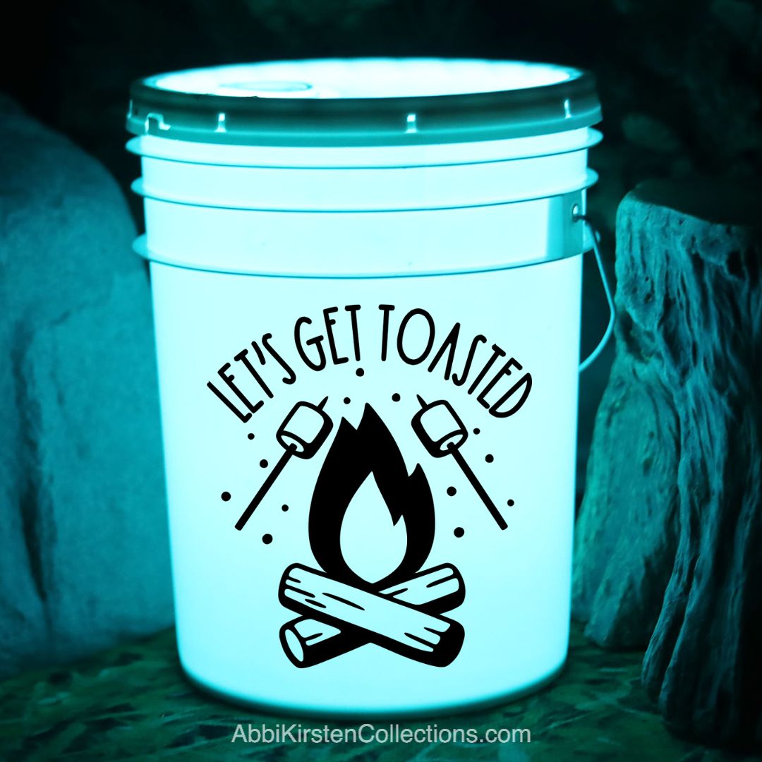 Free Camping SVG for a DIY Camping Bucket - Brooklyn Berry Designs