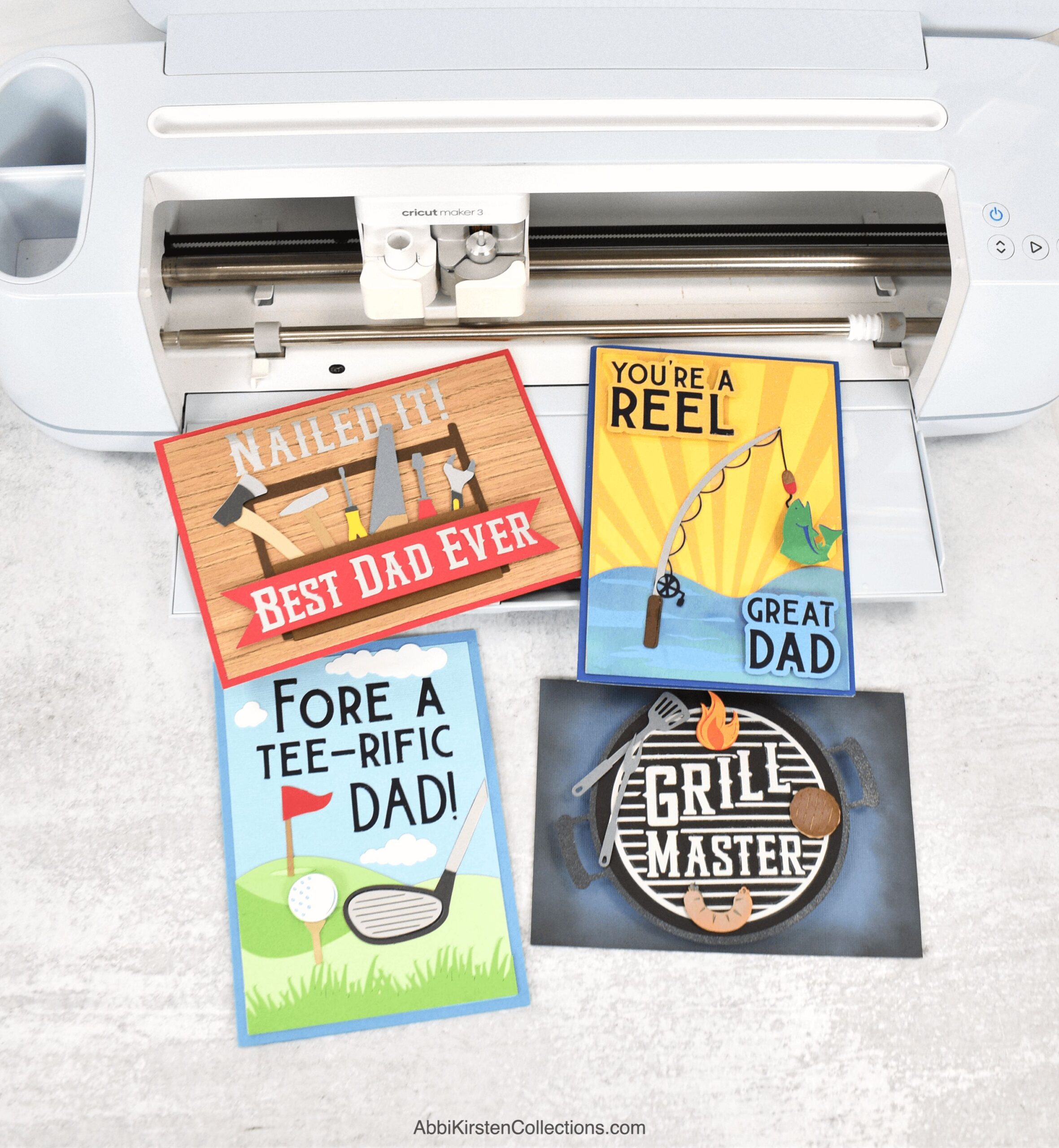 Woman in Real Life: Making Father's Day Cards With Cricut
